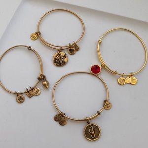 Lot of 4 Alex & Ani Bracelets